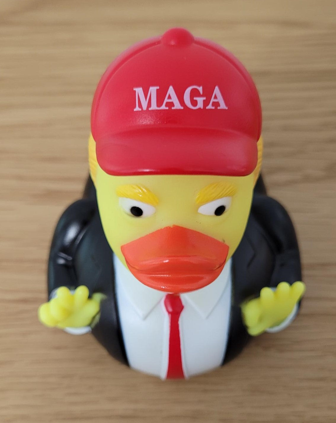 TRUMP MAGA HAT RUBBER DUCK