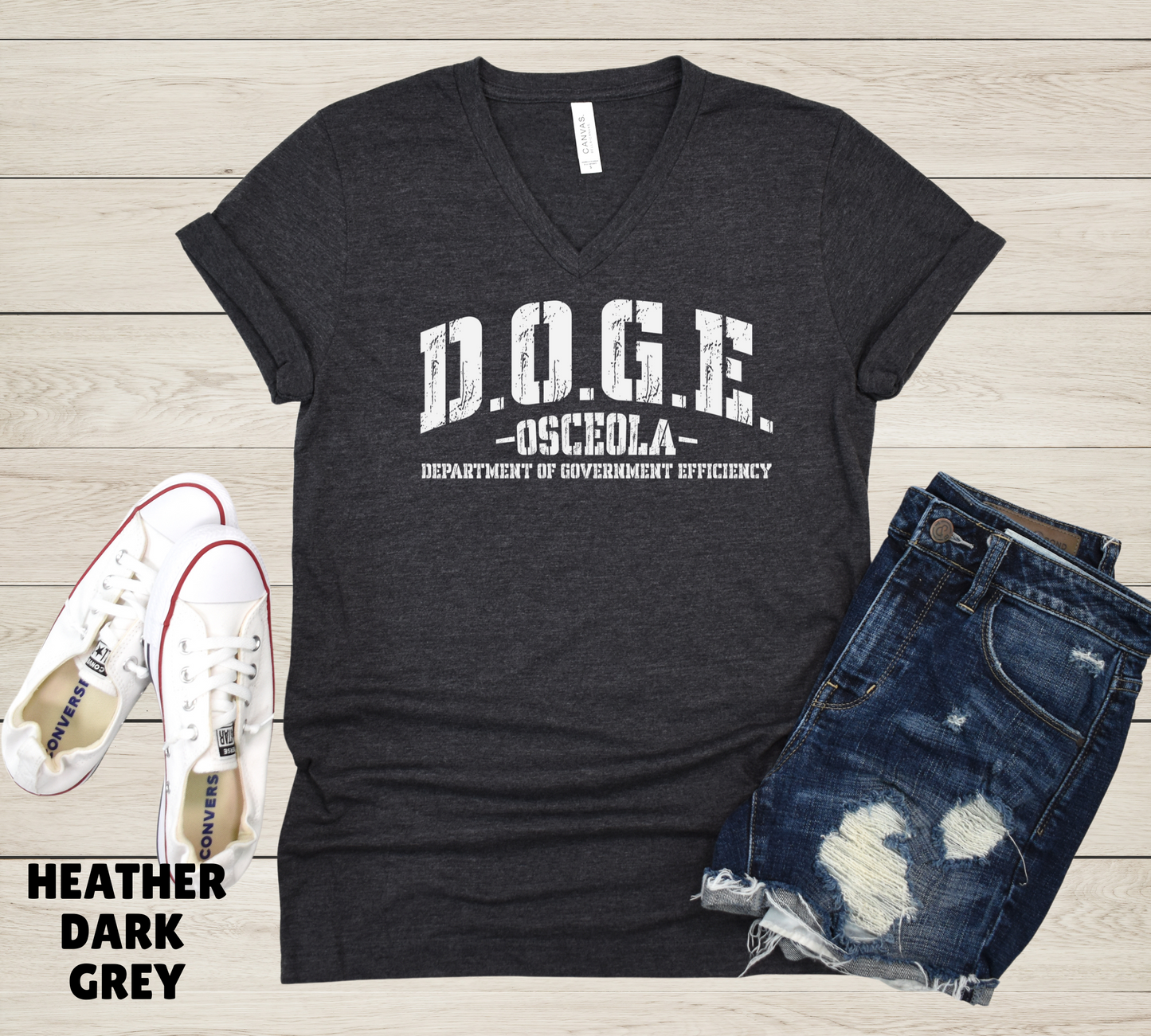 DOGE OSCEOLA DEPARTMENT OF GOVERNMENT EFFICIENCY D.O.G.E. UNISEX T-SHIRT
